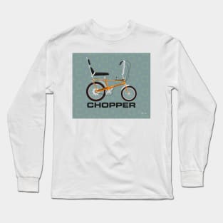 Raleigh Chopper MK1, Pumpkin Orange Long Sleeve T-Shirt